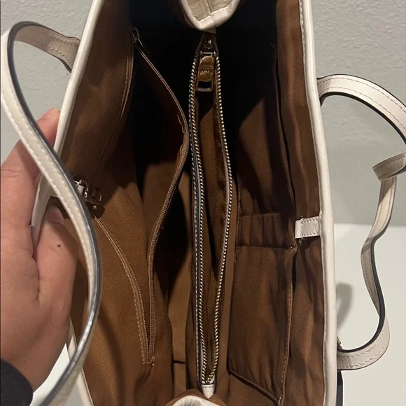 Coach Beige Signature Tote - Picture 4 of 11